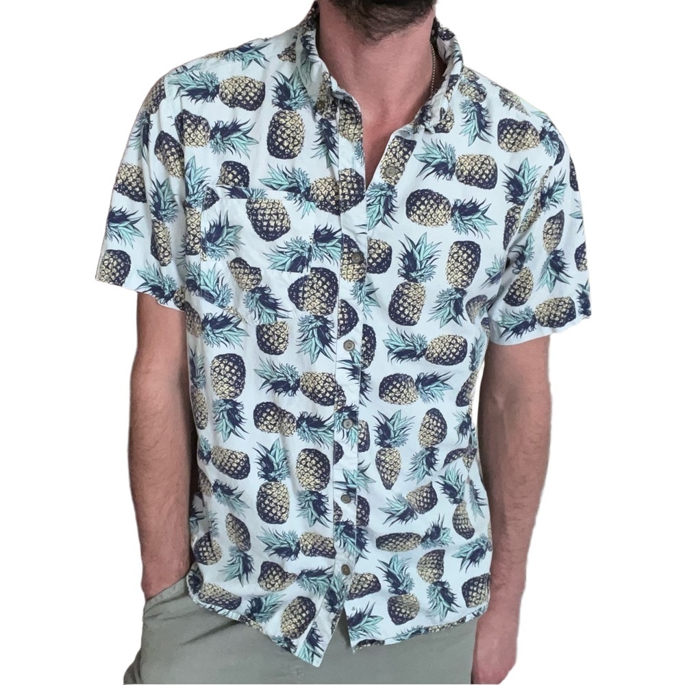 Pineapple Casual Button Down Shirt
